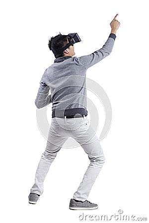 Interactive Virtual Reality Stock Photo