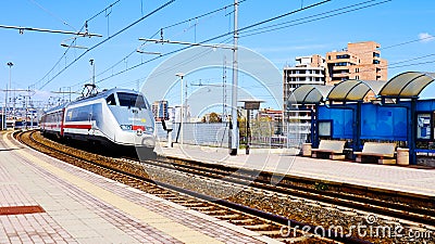 Intercity Italian Train by Trenitalia, Italy Editorial Stock Photo