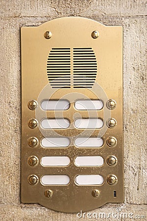 Intercom Stock Photo