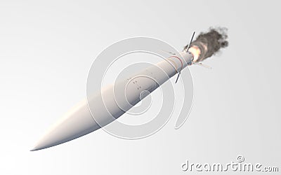 Intercontinental Ballistic Missile Stock Photo