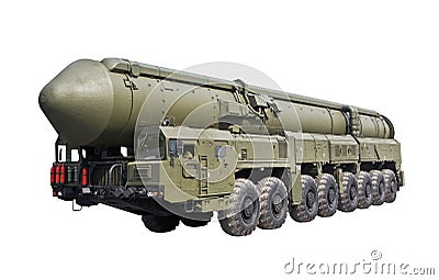 Intercontinental ballistic missile Topol-M Stock Photo