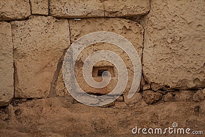 Mnajdra Temple | South temple Stock Photo