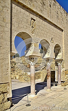 Medina Azahara - Archaeological center near Cordoba - Spain Stock Photo