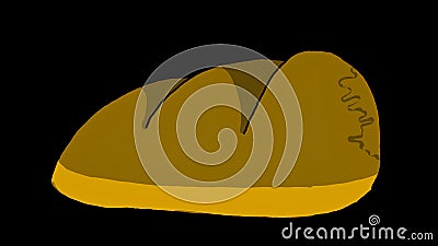 This is an interesting and very tasty bread vector image Stock Photo