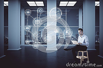 Interface concept Stock Photo