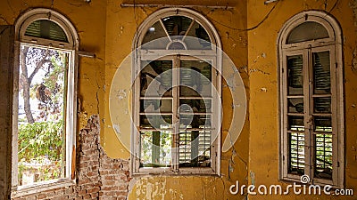 Abandoned Villa - Greece Stock Photo