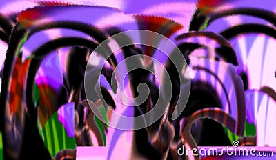 Abstract. Art. Painting. Graphic. Abstraction. Picture Stock Photo