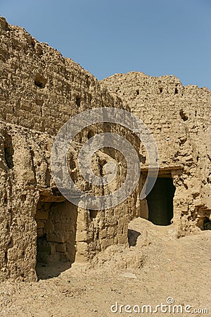 Al Bithnah Fort Interior Stock Photo