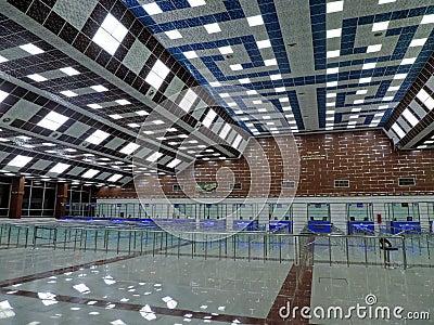 Interior of Al Najaf International Airport, Iraq Editorial Stock Photo