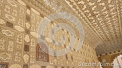 Interior of Amber Palace Jaipur India Editorial Stock Photo