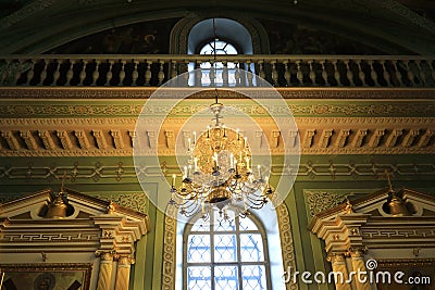 Interior of Annunciation Cathedral in Kazan Kremlin Editorial Stock Photo