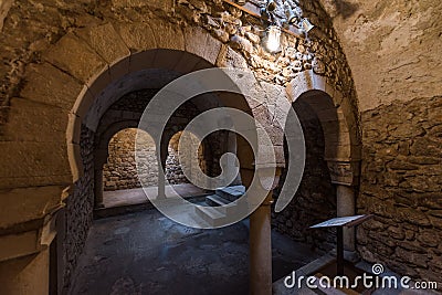 Arab Baths in Girona Stock Photo