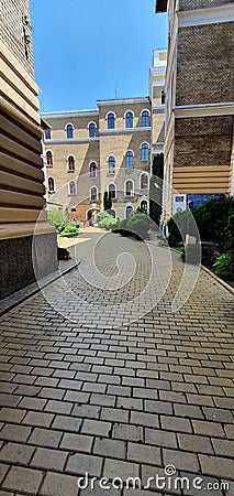 The interior of Babes Bolyai university Stock Photo