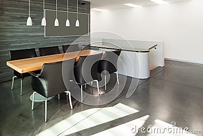 Interior, beautiful modern apartmen Stock Photo
