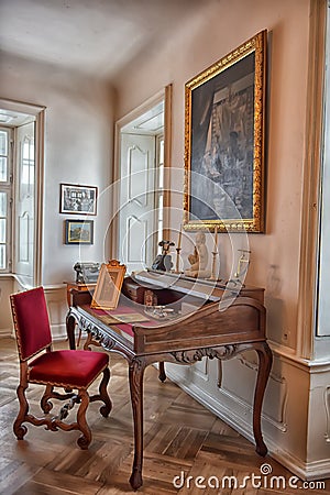 Interior Castle Czech Sternberg Editorial Stock Photo