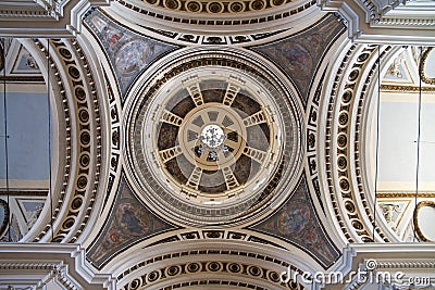 The interior of a cathedral Editorial Stock Photo