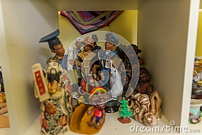 Interior of children`s room with many toys Editorial Stock Photo