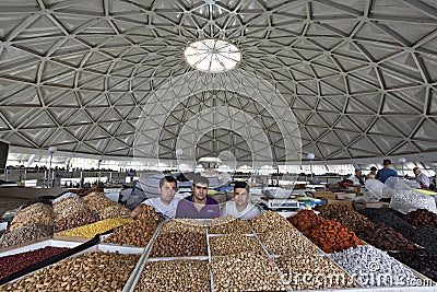 Chorsu Bazaar, Tashkent, Uzbekistan Editorial Stock Photo