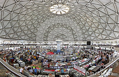 Chorsu Bazaar, Tashkent, Uzbekistan Editorial Stock Photo