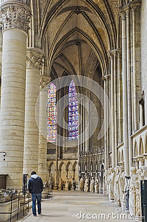 The interior of the church Stock Photo