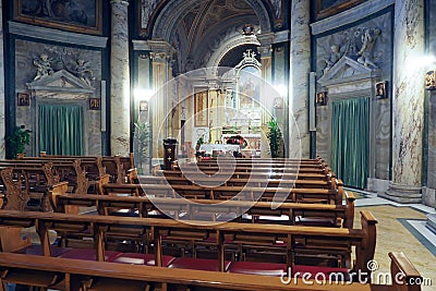 Church of Saint Anne in the Vatican city Editorial Stock Photo