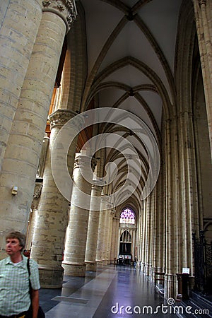 Interior of a church.- 47 Editorial Stock Photo