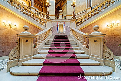 Interior of classic building Editorial Stock Photo