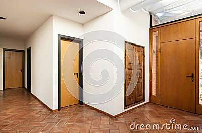 Interior classic house, entrance Stock Photo