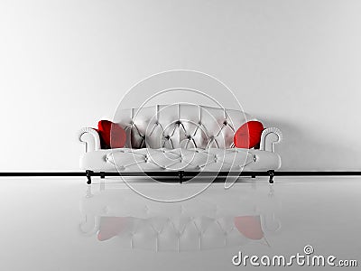 Interior design scene Stock Photo