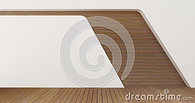 Interior design wall 3d rendering images Stock Photo