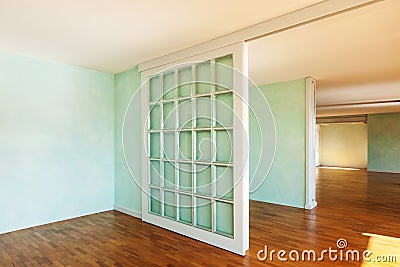 Interior home, view rooms Stock Photo