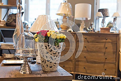 Interior furniture store Stock Photo