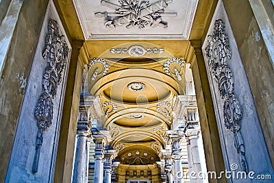 Interior of Gloriette at Schonbrunn Palace Editorial Stock Photo