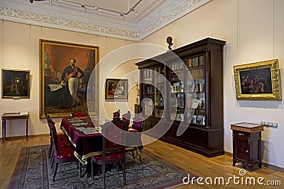 Interior of The Governor house in Yaroslavl, Russia. Editorial Stock Photo