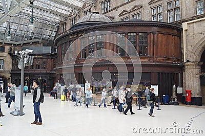 An interior of Grand Central Station in Glasgow, Scotland (UK) Editorial Stock Photo