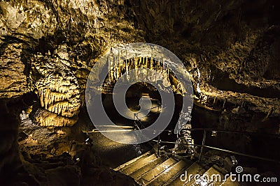 The Caves of Han Stock Photo