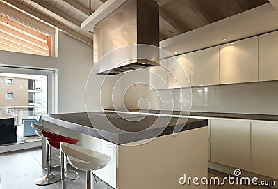 Interior, kitchen view Stock Photo