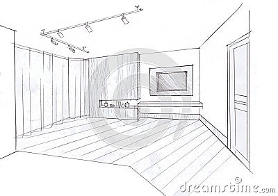 The interior of the livingroom Stock Photo