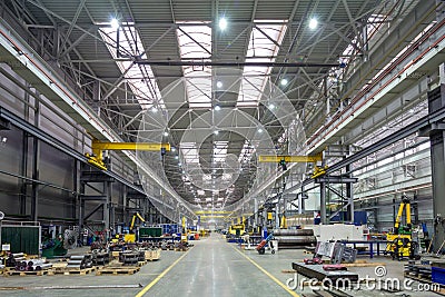 The interior metal manufacturing Editorial Stock Photo