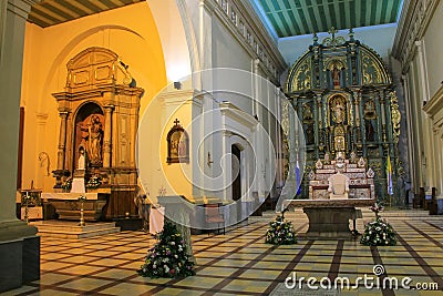 Interior of Metropolitan Cathedral of Our Lady of the Assumption Editorial Stock Photo