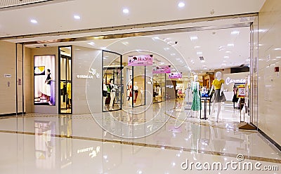 shopping mall center Editorial Stock Photo