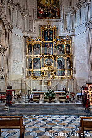 Interior of the Monastery of San Juan de los Reyes in the city of Toledo, Spain Editorial Stock Photo