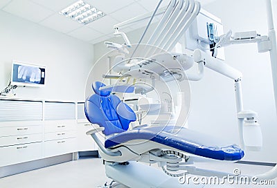 Interior of new modern dental clinic office Stock Photo