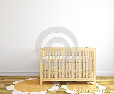 Interior of nursery. Stock Photo