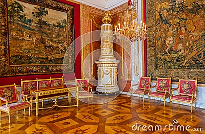 Interior of palace in Salzburg Austria Editorial Stock Photo