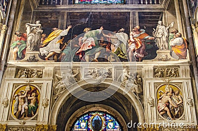 Parma cathedral in Italy Stock Photo