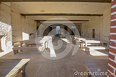 Fort Zachary Taylor Interior Room Stock Photo