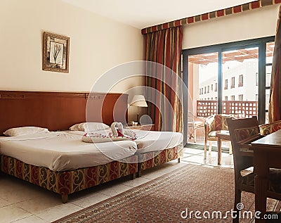 Interior rooms in Hurghada. Egypt. Editorial Stock Photo