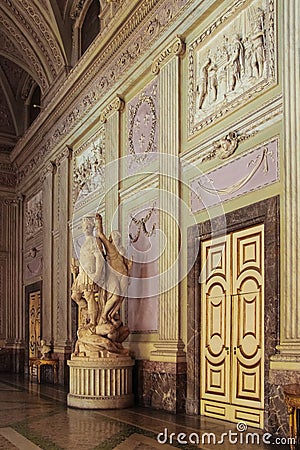 Royal Palace of Caserta. Naples. Italy Stock Photo