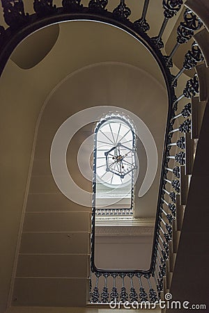 Interior staircase Osborne house. Editorial Stock Photo